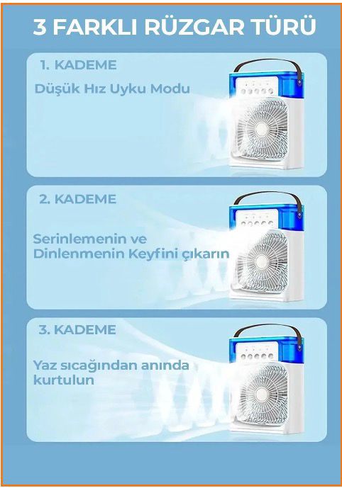 buharlı mini hava soğutucu