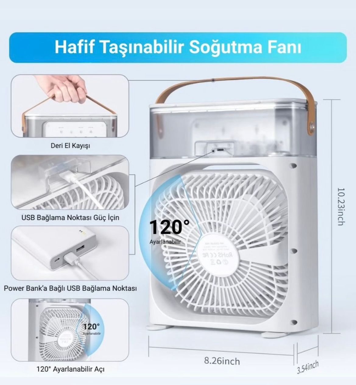 buharlı mini hava soğutucu