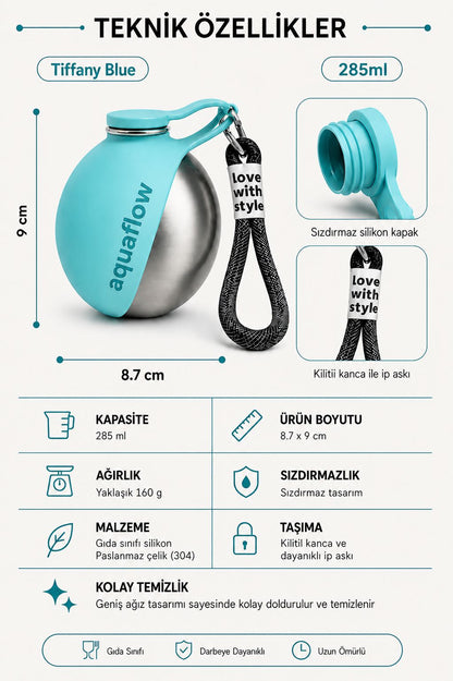 Aquaflow Köpek Su Şişesi Ve Kabı