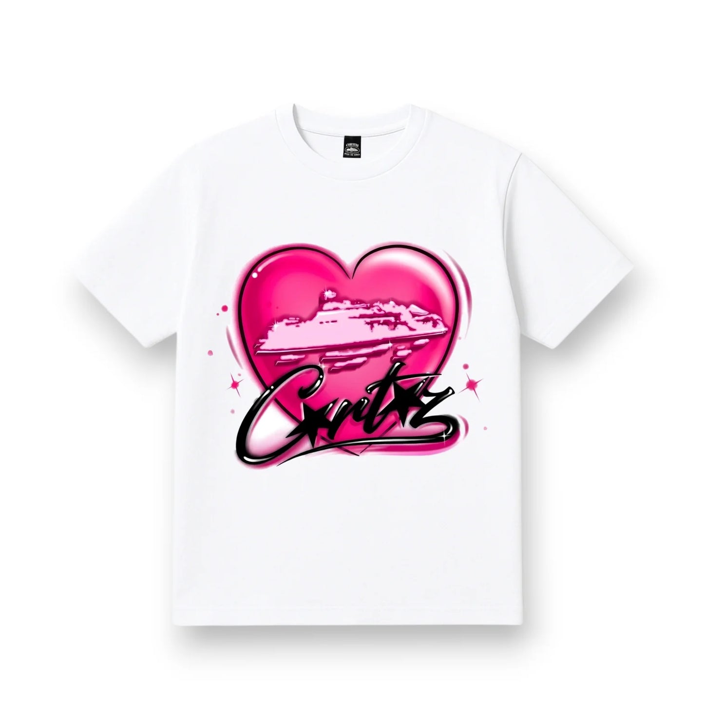 Corteiz Alcatraz Heart Tee