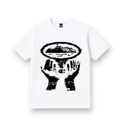 Corteiz Vortex Hands Tee 'White