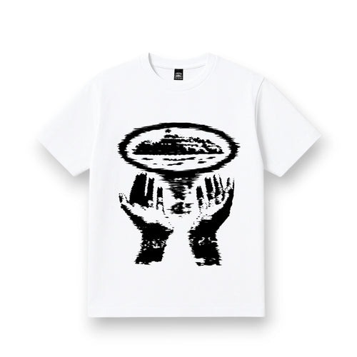 Corteiz Vortex Hands Tee 'White
